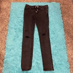 Jessica Simpson, black jean pants, size girls 16.